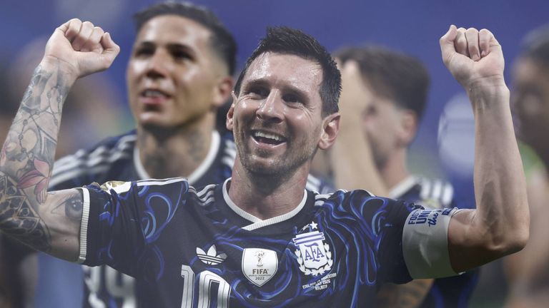 Lionel Messi bereitete im WM-Halbfinale gegen England beide Treffer für Argentinien vor. 