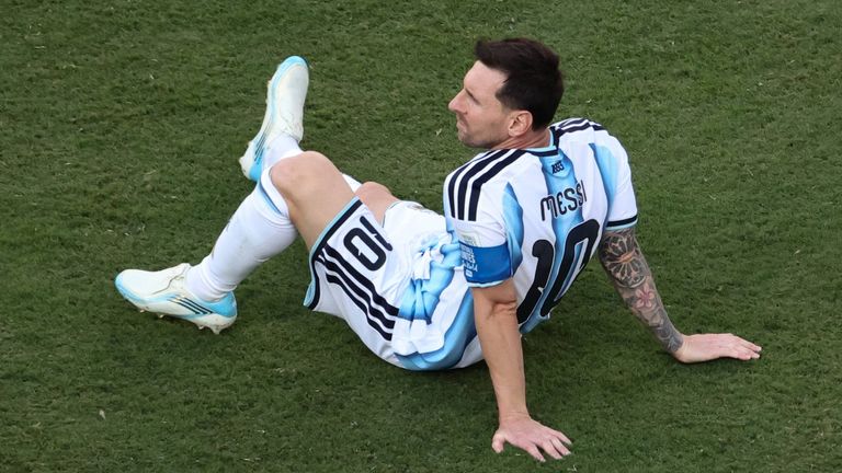 Für Lionel Messi endet das WM-Finale enttäuschend.