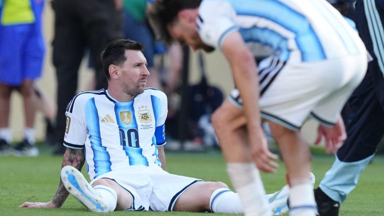 Für Lionel Messi endet das WM-Finale enttäuschend.