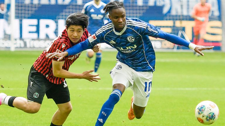Moussa Ndiaye lief in der abgelaufenen Saison als Leihspieler für den FC Schalke 04 auf.