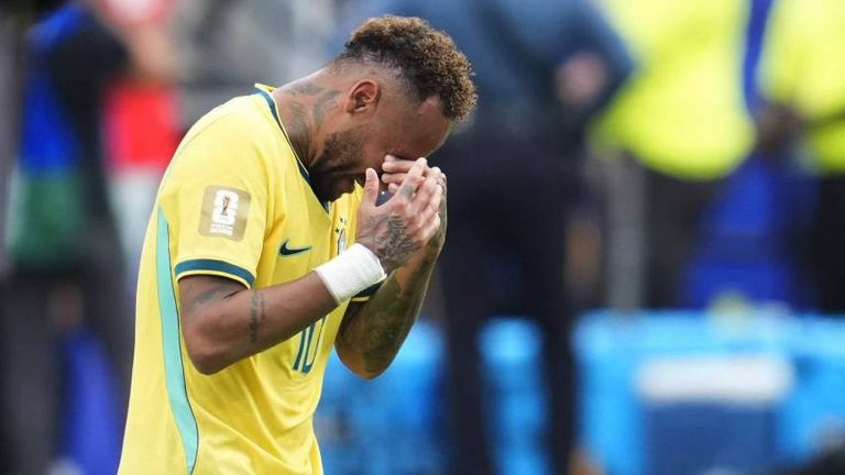 Neymar Jr nach dem Achtelfinal-Aus von Brasilien gegen Norwegen.