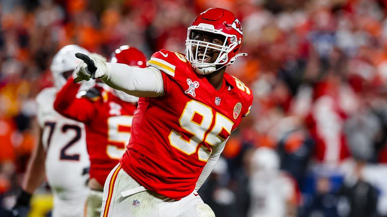 Chris Jones, der Defensive Lineman der Kansas City Chiefs, befindet sich im Ranking 2026 auf Platz 43.