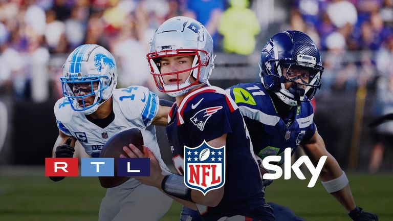 Das größte NFL-Angebot aller Zeiten - LIVE bei Sky Sport, RTL & RTL+