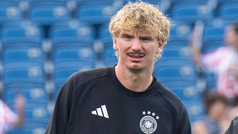 Nick Woltemade vor dem WM-Spiel gegen Paraguay.