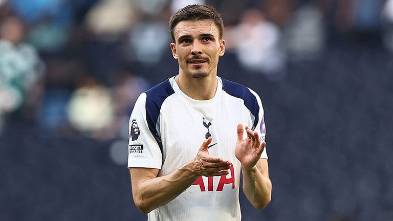 Joao Palhinha hat in der abgelaufenen Saison für Tottenham Hotspur gespielt.