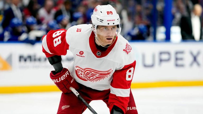 Patrick Kane beim Spiel der Detroit Red Wings.