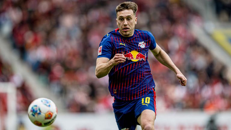Brajan Gruda spielt in der kommenden Spielzeit erneut in Leipzig.