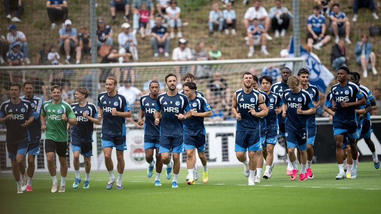 Trainingsauftakt vom FC Schalke 04.