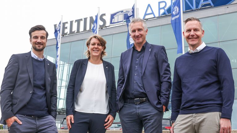 Schalkes Aufsichtsrats-Boss Axel Hefer (r.) steht bei der Mitgliederversammlung zur Wiederwahl. 