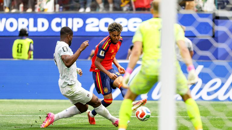 Spanien gegen Österreich bei der WM.