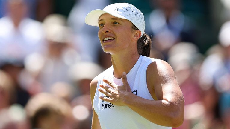 Iga Swiatek zieht in die nächste Wimbledon-Runde ein.
