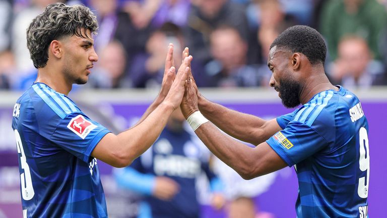 Moussa Sylla (r.) und Mertcan Ayhan zählen bei Schalke in diesem Sommer bisher zu den Gewinnern. 
