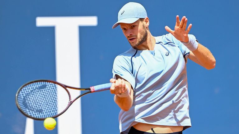 Yannick Hanfmann steht in Kitzbühel im Halbfinale.