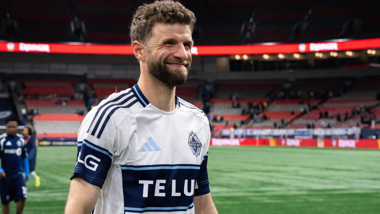 Thomas Müller gewinnt die MLS-Shooting-Challenge.