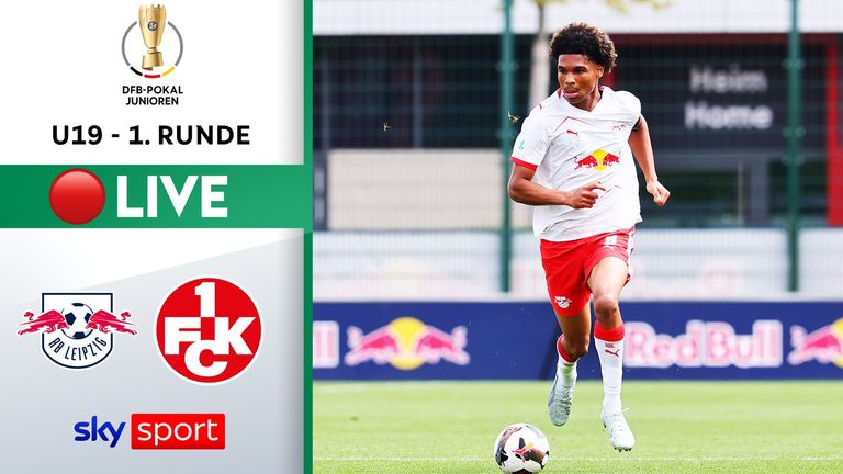 In der 1. Runde des DFB-Pokals der U19 trifft RB Leipzig auf den 1. FC Kaiserslautern.