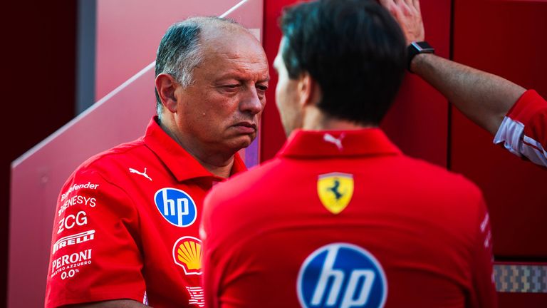 Ferrari-Teamchef Frederic Vasseur reagiert auf die Vorwürfe von Mercedes-Boss Toto Wolff.