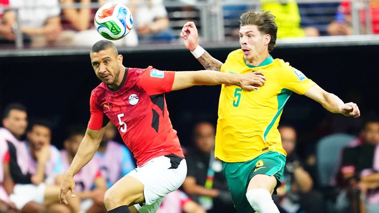 Australien gegen Ägypten bei der WM.