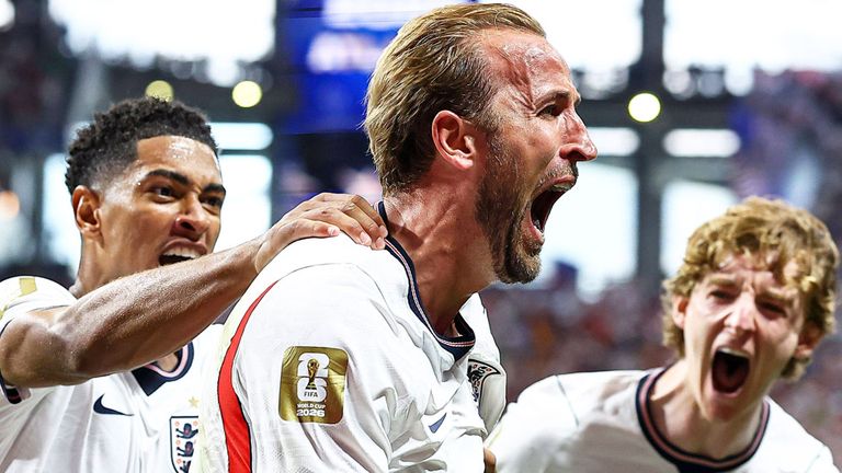 Harry Kane (vorne) ballert England ins WM-Achtelfinale.