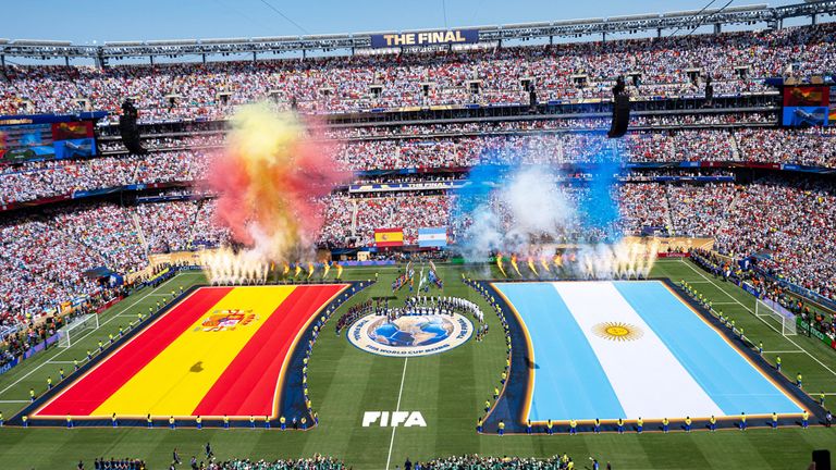 Das WM-Finale zwischen Spanien und Argentinien fand in New York/New Jersey statt.