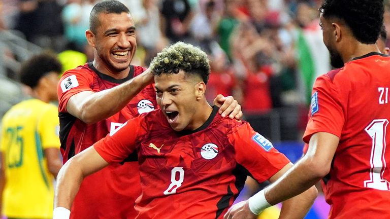 Ägypten jubelt bei der WM über den Sieg gegen Australien.