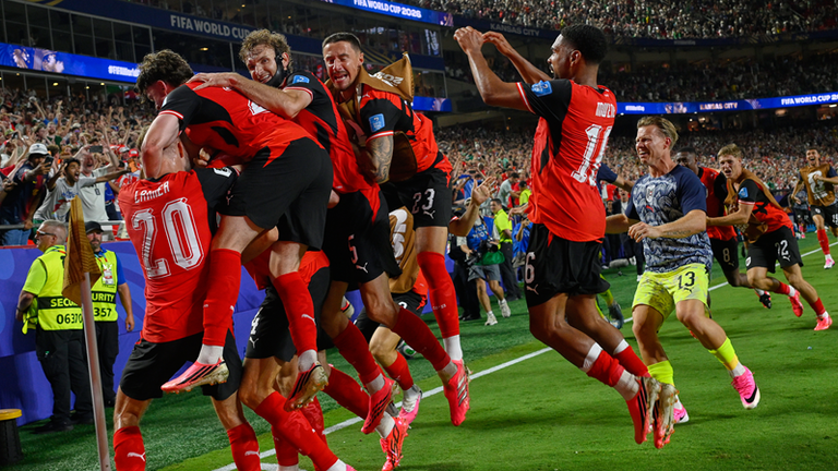 Durch den Last-minute-Treffer gegen Algerien steht Österreich nun im Sechzehntelfinale der WM. Heute geht es hier gegen Spanien. 