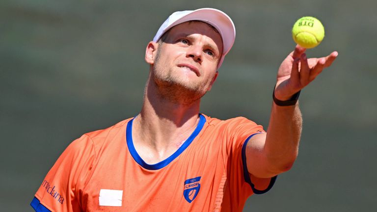 Yannick Hanfmann gewinnt sein Erstrunden-Duell beim ATP-Turnier in Gstaad.
