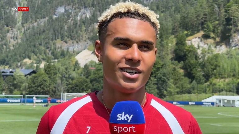 Antonio Nusa freut sich darauf, mit RB Leipzig loszulegen.