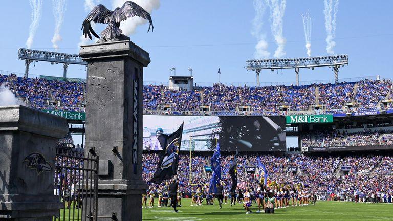 Baltimore Ravens - M&T Bank Stadium, Kapazität: 71.008