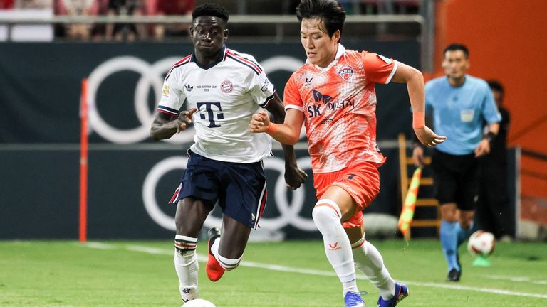 Bara Sapoko Ndiaye stand gegen Jeju in der Bayern-Startelf. 