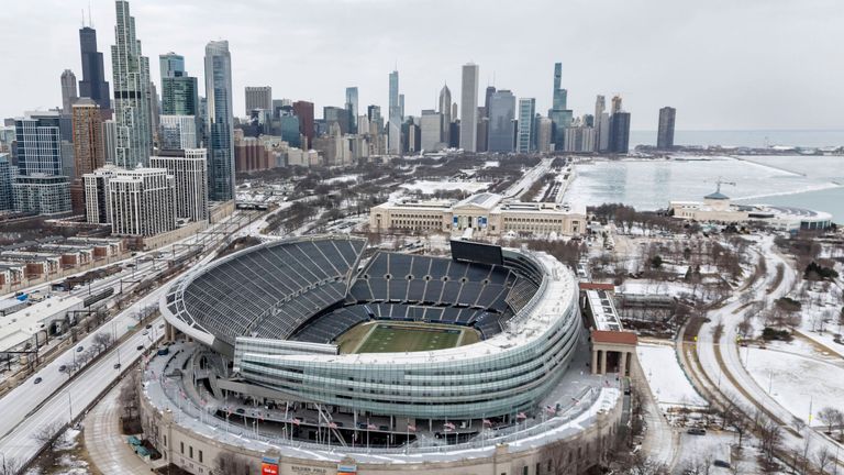 Chicago Bears – Soldier Field, Kapazität: 62.500
