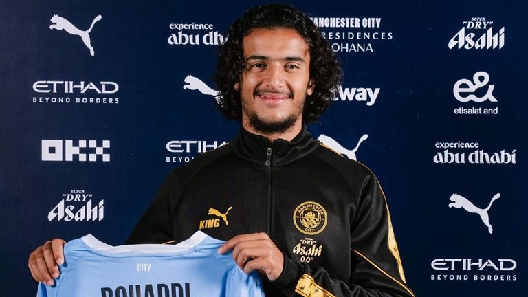 Ayyoub Bouaddi ist neuer Spieler von Manchester City. Fotoquelle: X/@ManCity