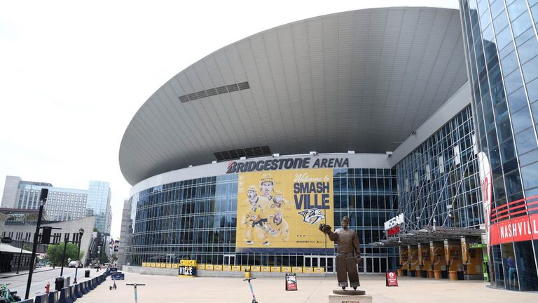 Nashville Predators - Bridgestone Arena, Kapazität: 17.159