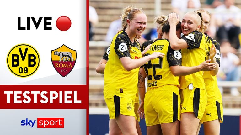 Testspiel LIVE im kostenlosen Stream auf Sky Sport - Die BVB Frauen gegen die AS Rom Frauen.