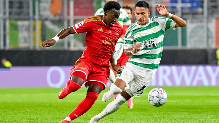 Der neue Champions-League-Ball kam bereits im Playoff-Duell zwischen dem Linzer ASK und Celtic Glasgow zum Einsatz.