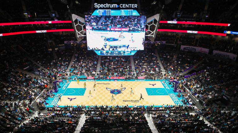 Charlotte Hornets - Spectrum Center, Kapazität: 19.077