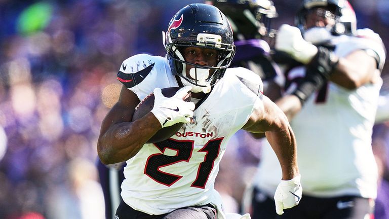 Running Back Nick Chubb war zuletzt für die Houston Texans aktiv.