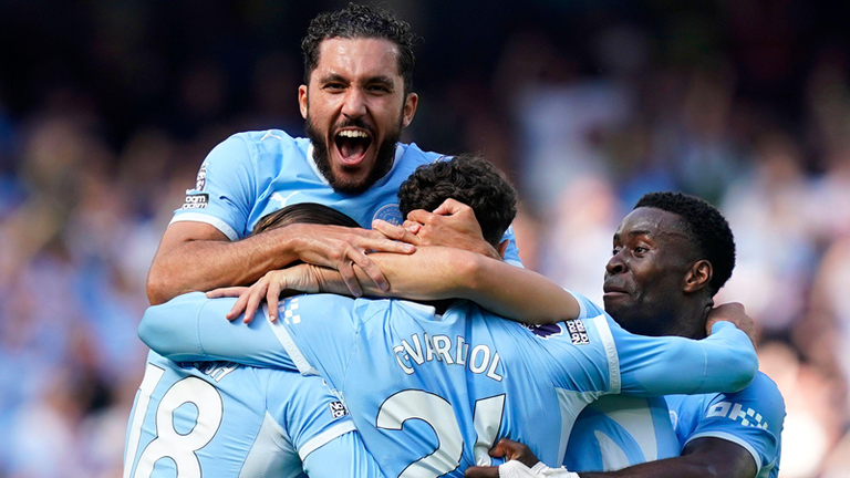 Manchester City siegt spät gegen Bournemouth und trifft am Freitag, den 28. August am 2. Spieltag auf Crystal Palace. 