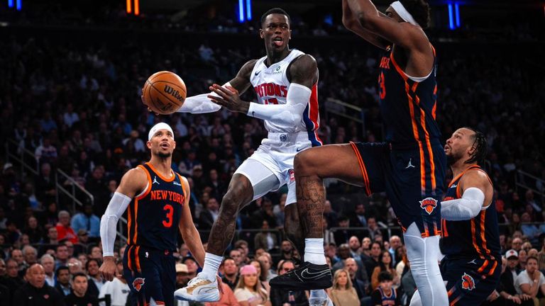 10. DETROIT PISTONS: 2025 ; 34 Spiele absolviert