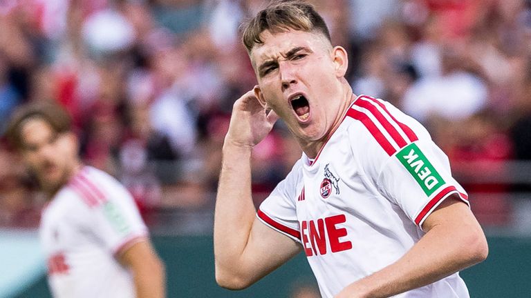 Isak Johannesson schießt den 1. FC Köln mit seinem Doppelpack in Würzburg in die nächste DFB-Pokalrunde.