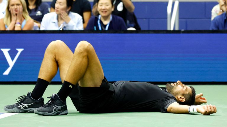 Novak Djokovic ist bei den US Open dramatisch ausgeschieden.
