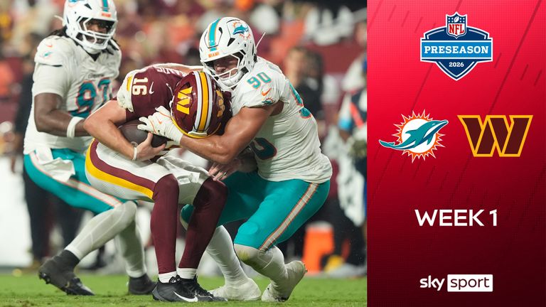 Miami Dolphins @ Washington Commanders 