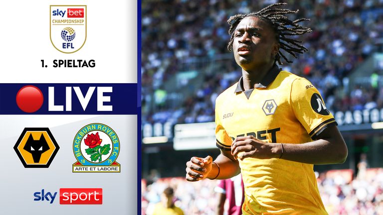 Die Wolverhampton Wanderers treffen am 14. August 2026 auf die Blackburn Rovers. Das EFL-Spiel gibt es live auf YouTube. 