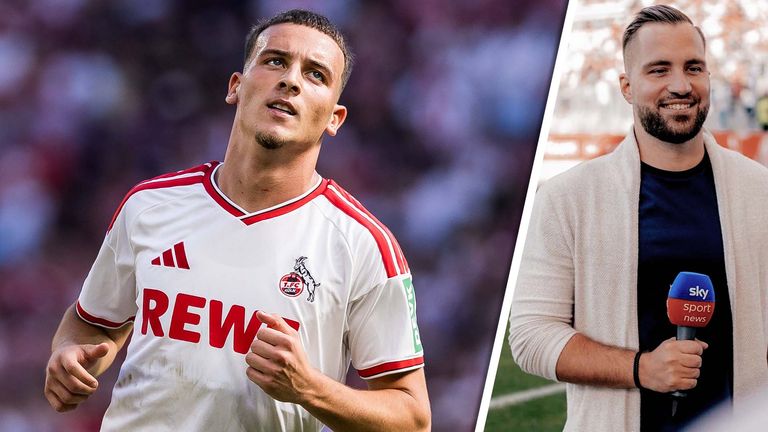 Said El Mala (l.) bleibt in Köln. Bei dem ganzen Wahnsinn gibt es für Sky Sport Reporter Marlon Irlbacher (r.) vor allem einen Gewinner.