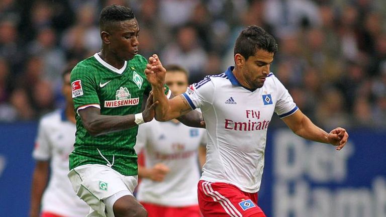 ELJERO ELIA (l.): Spielte beim HSV von 2009 bis 2011 und bei Werder von 2012 bis 2015