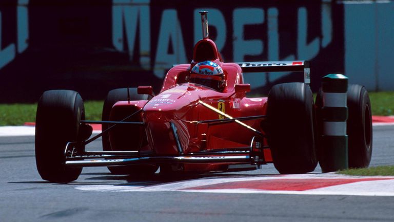 Michael Schumacher gewann 1996 in seinem ersten Ferrari-Jahr direkt in Monza.
