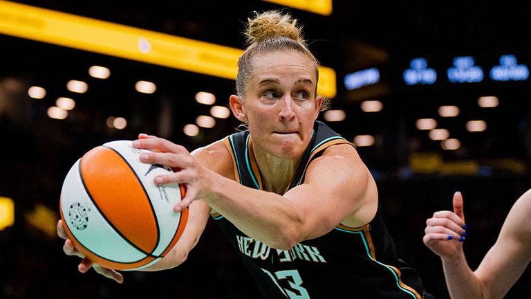 Leonie Fiebich meldet sich in der WNBA für New York Liberty eindrucksvoll zurück.