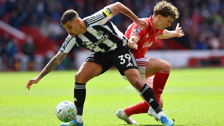 Newcastles Bruno Guimaraes steht vor einem Wechsel zum FC Arsenal.