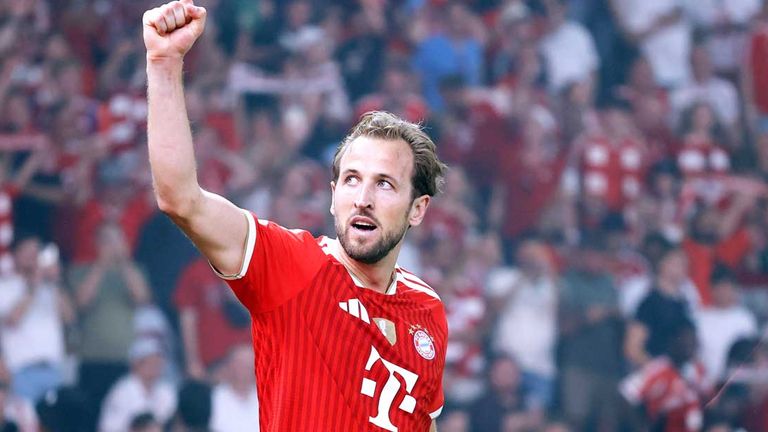 Harry Kane erzielte in der Saison 2025/26 in der Bundesliga 36 Tore und wurde Deutscher Meister sowie DFB-Pokalsieger mit dem FC Bayern.