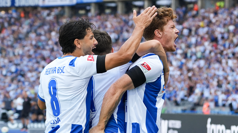 Hertha überrollt Absteiger Heidenheim mit 4:1 und trifft am Freitag, 28. August auf Eintracht Braunschweig. 