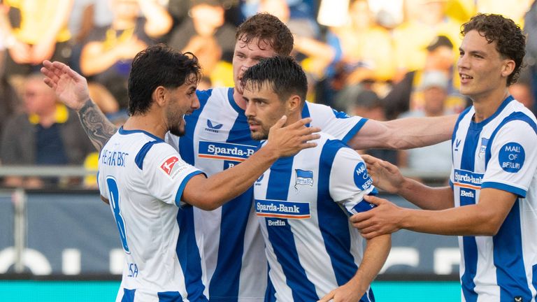 Dank eines Kraftaktes konnte Hertha BSC einen Zwei-Tore-Rückstand drehen und steht jetzt bei neun Punkten aus drei Spielen.
